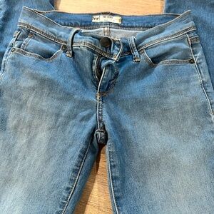 Free People vintage stretch Classic Blue skinny Denim